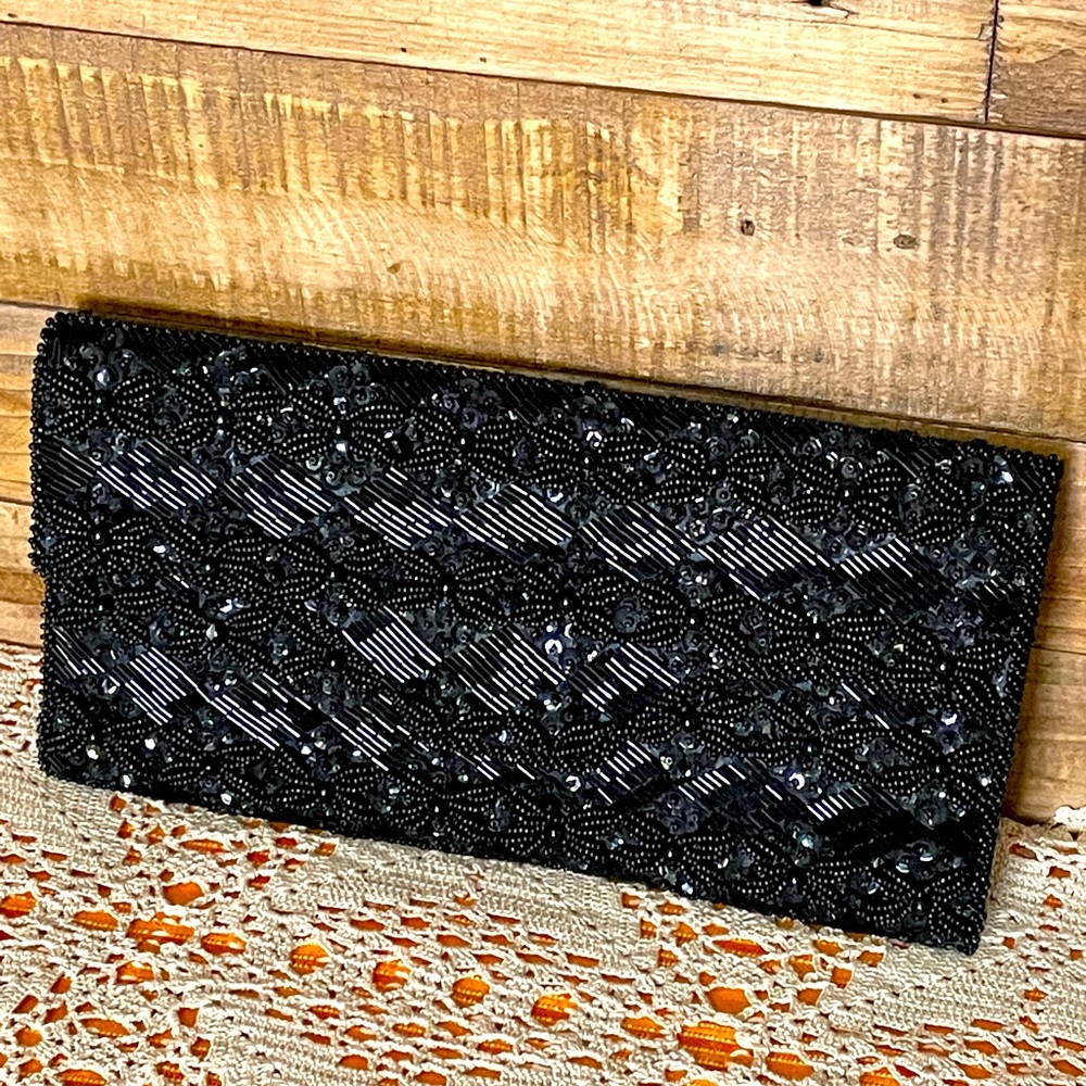 Vintage Beaded Clutch